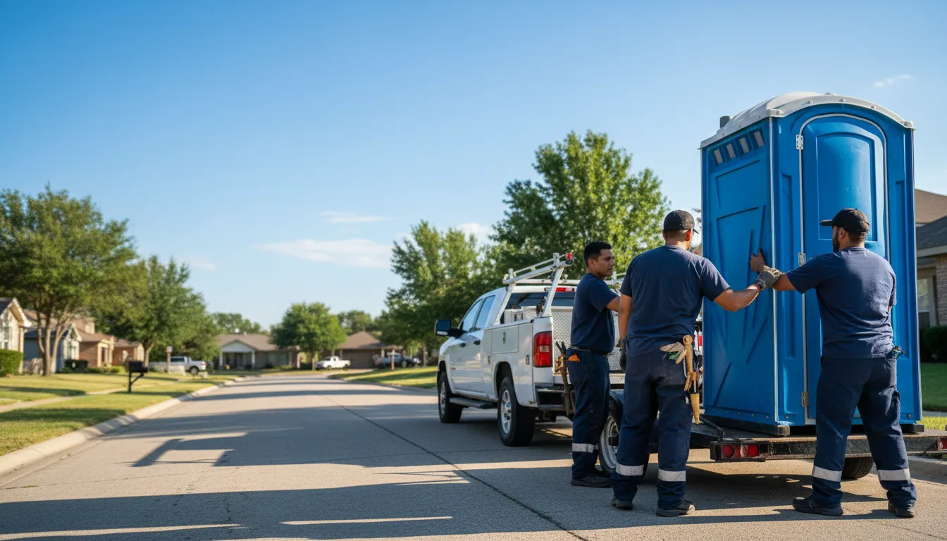 Portable Toilet Rental in Lowell, AR near me